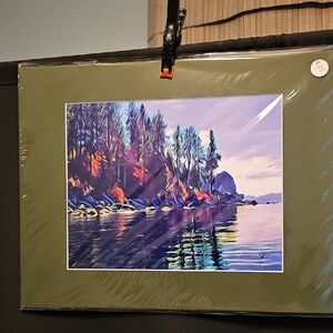 High Quality Photo Of Lake Tahoe With Mat